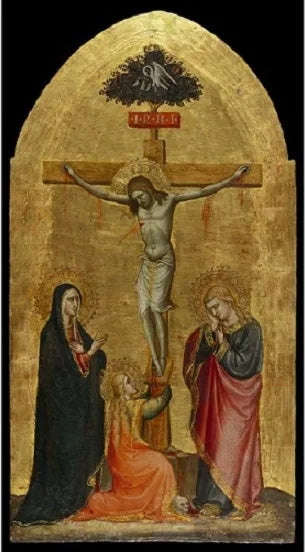 Le Christ crucifié, avec la Vierge Marie, Marie-Madeleine et saint Jean - Spinello Aretino image 1 reproduction d’œuvre d’art à l’huile