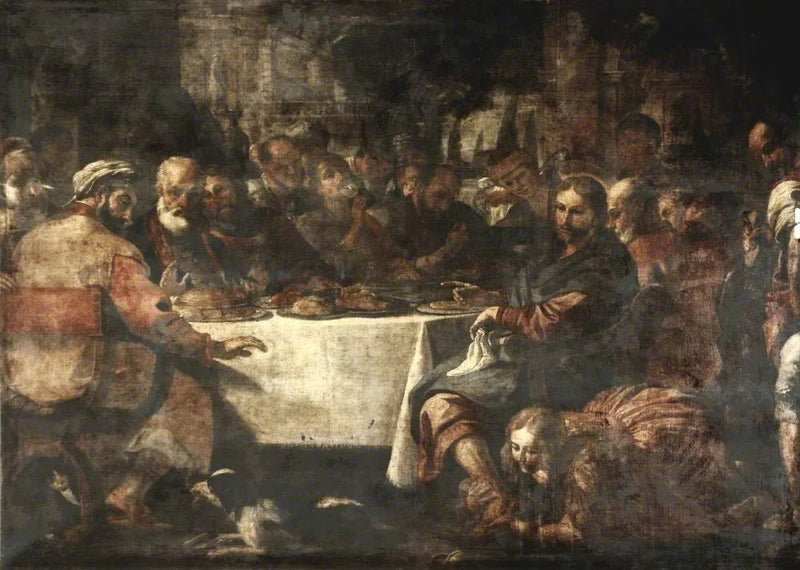 Le Christ dans la maison de Simon - Mattia Preti