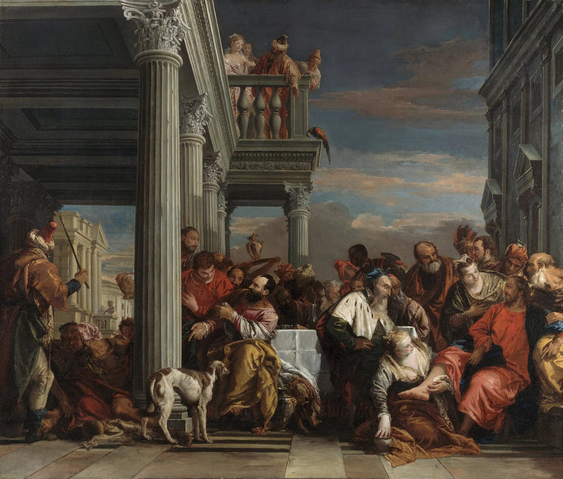 Le Christ dans la maison de Simon le pharisien - Giovanni Battista Tiepolo