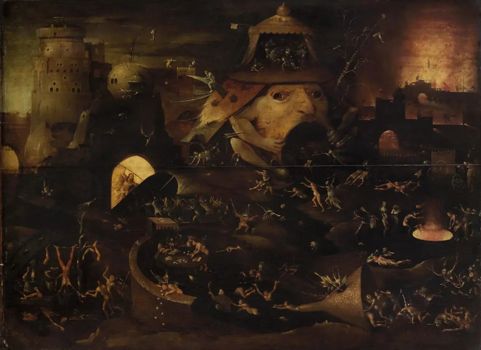 Le Christ dans les limbes - Hieronymus Bosch image 1 tableau peint à l’huile sur toile