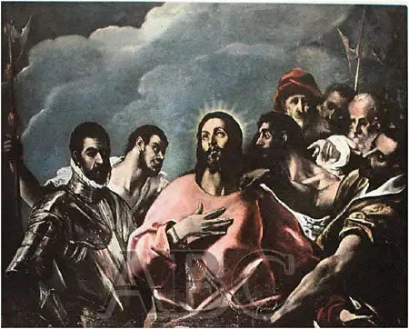 Le Christ dépouillé de ses vêtements - El Greco image 1 reproduction de peinture à l’huile