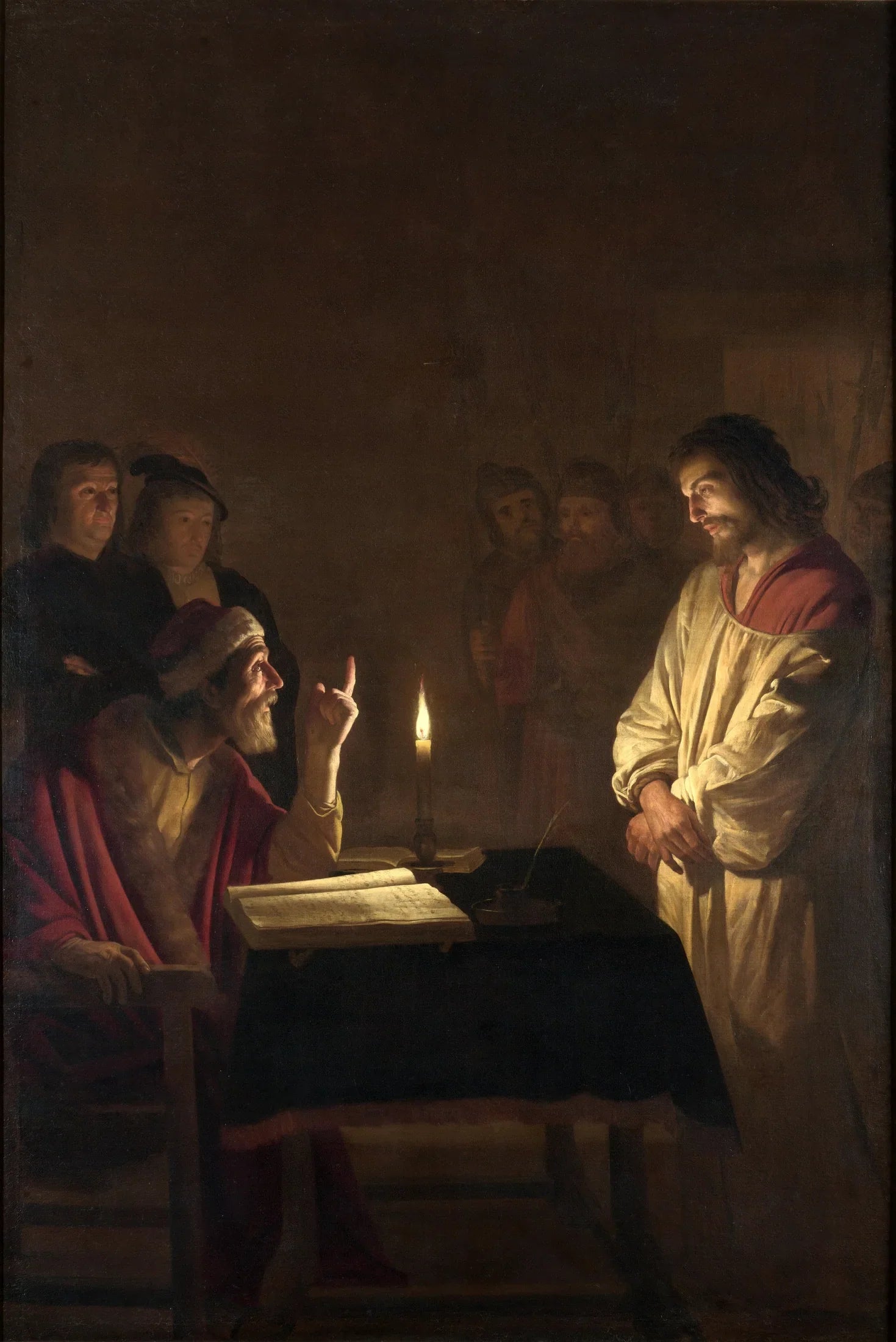 Le Christ devant le Grand Prêtre - Gerrit van Honthorst image 1 reproduction réalisée par Alpha Reproduction