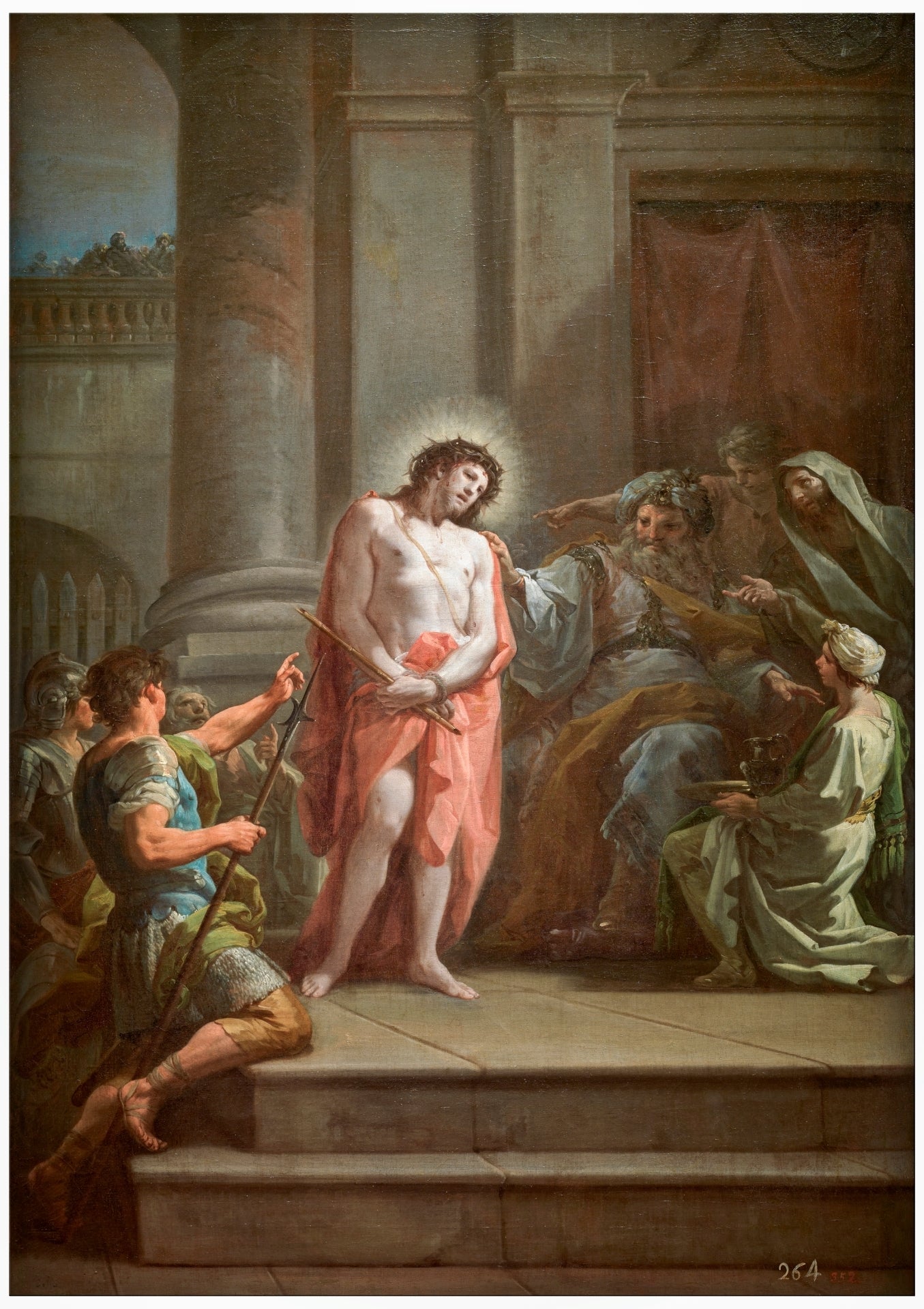 Le Christ devant Pilate - Corrado Giaquinto image 1 reproduction réalisée par Alpha Reproduction
