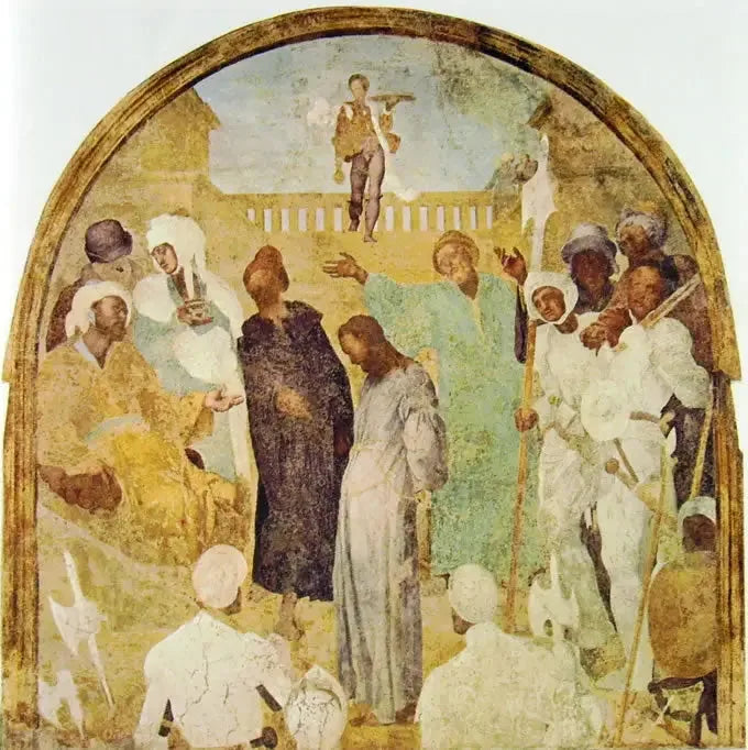 Le Christ devant Pilate - Pontormo image 1 copie peinte à la main à l’huile