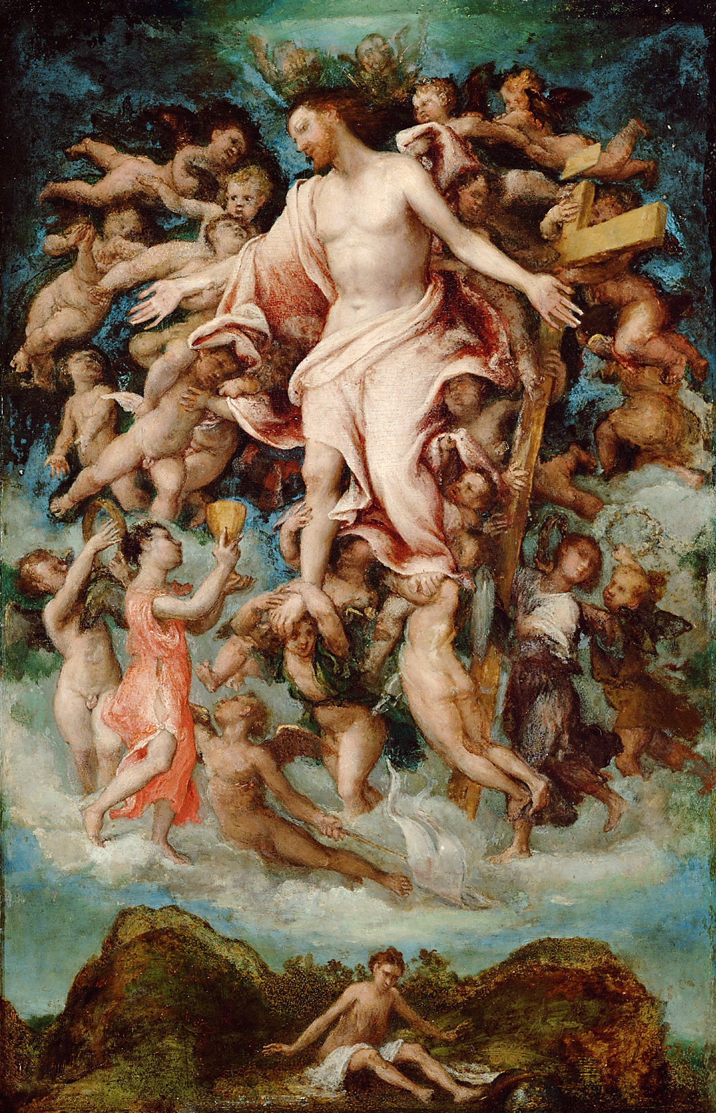 Le Christ donnant son sang - Lorenzo Lotto image 1 reproduction réalisée par Alpha Reproduction