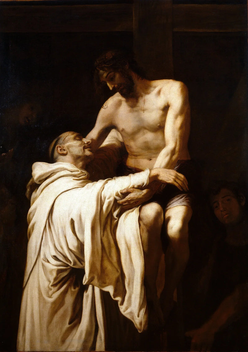 Le Christ embrassant saint Bernard - Francisco Ribalta