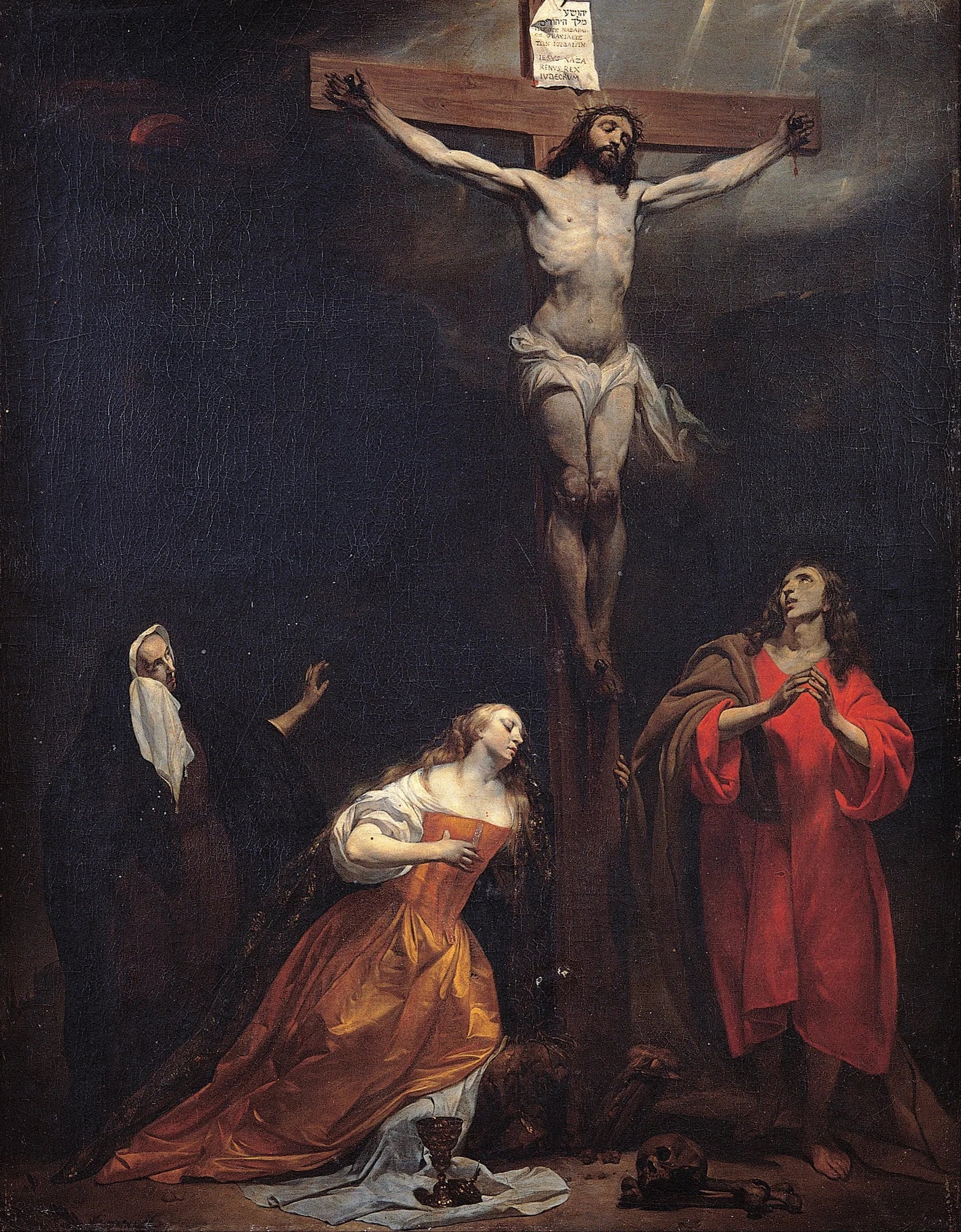 Le Christ en croix - Gabriel Metsu image 1 copie de tableau peinte à la main
