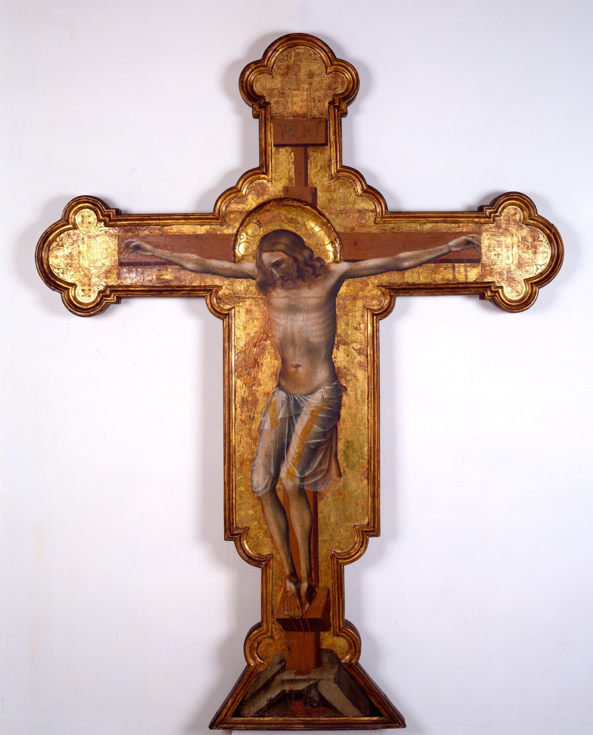 Le Christ en croix - Guariento di Arpo image 1 tableau peint à l’huile sur toile
