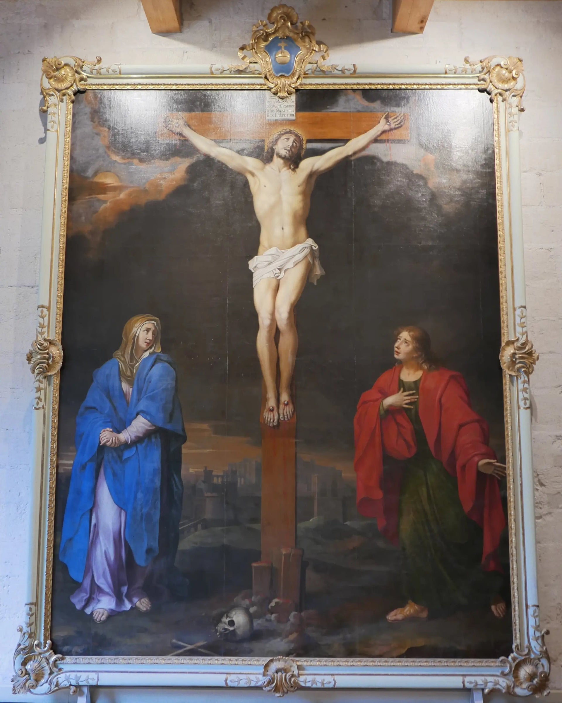 Le Christ en croix - Philippe de Champaigne image 1 reproduction artisanale de tableau