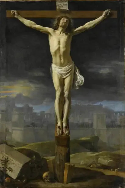 Le Christ en croix - Philippe de Champaigne image 1 reproduction de peinture à l’huile