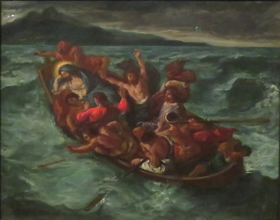 Le Christ endormi pendant la tempête - Eugène Delacroix