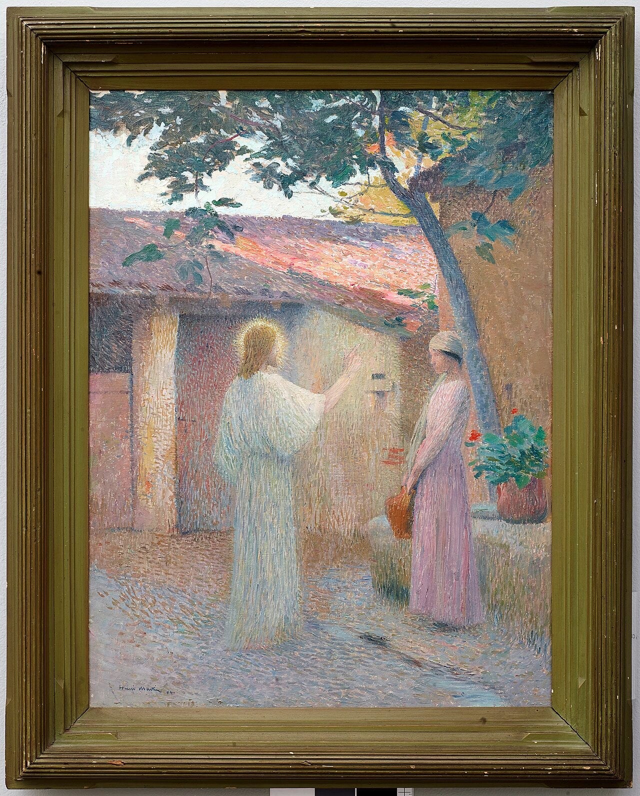Le Christ et la Samaritaine - Henri-Jean Guillaume Martin image 1 copie peinte à la main à l’huile