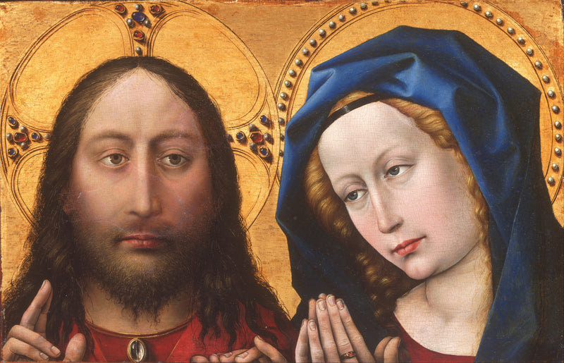 Le Christ et la Vierge en prière - Robert Campin
