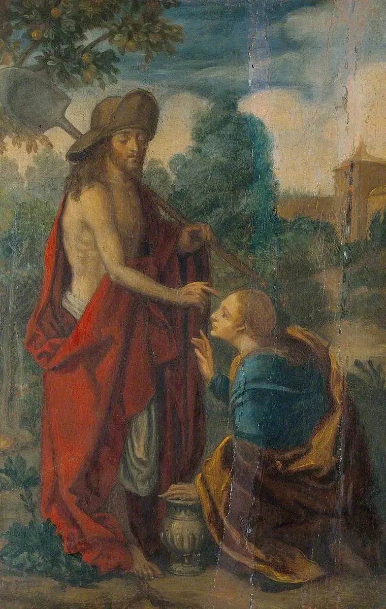 Le Christ et Marie-Madeleine (Noli me Tangere) - Albrecht Dürer image 1 reproduction artisanale de tableau