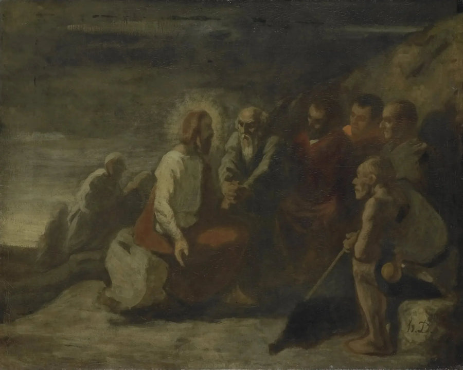Le Christ et ses disciples - Honoré Daumier