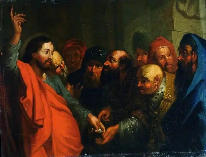Le Christ et le tribut monétaire - Peter Paul Rubens image 1 copie peinte à la main à l’huile