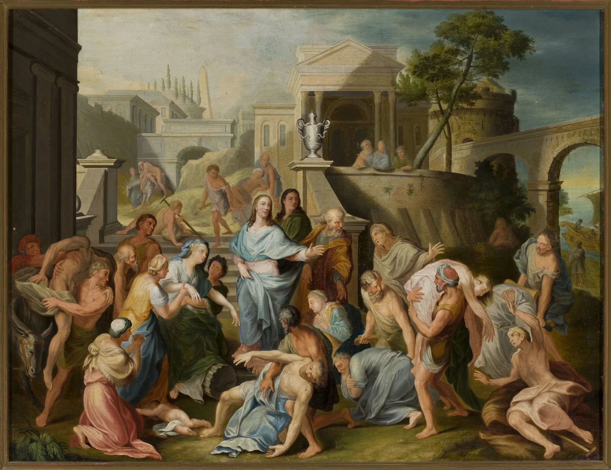 Le Christ guérissant les malades - Jean-Baptiste Jouvenet image 1 reproduction de peinture à l’huile