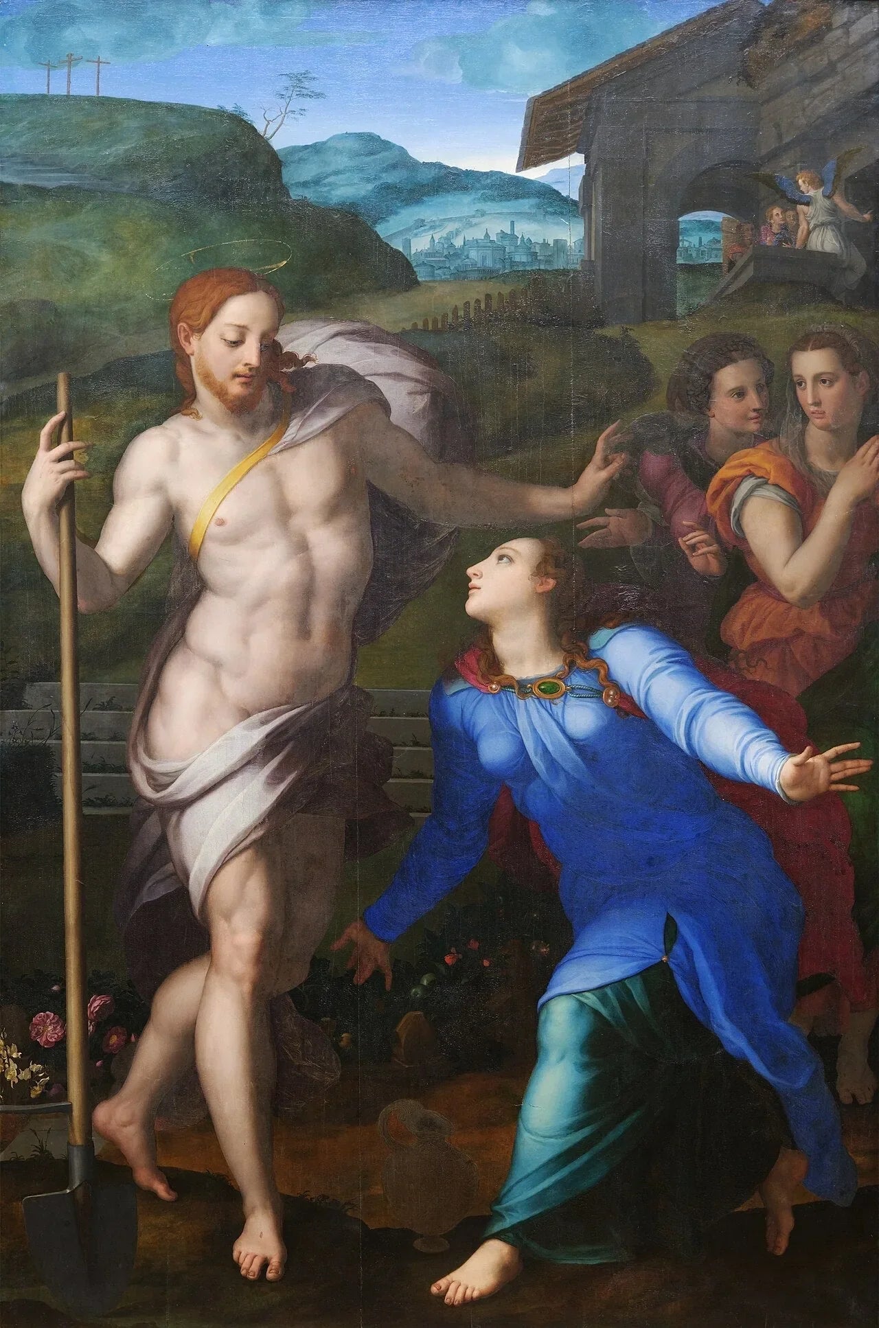 Le Christ jardinier apparaît à sainte Madeleine - Bronzino image 1 reproduction de peinture à l’huile