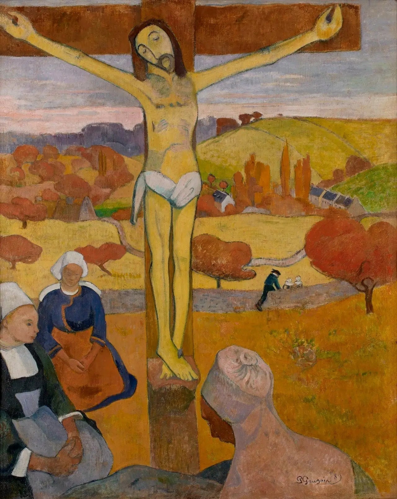 Le Christ jaune - Paul Gauguin image 1 tableau peint à l’huile sur toile