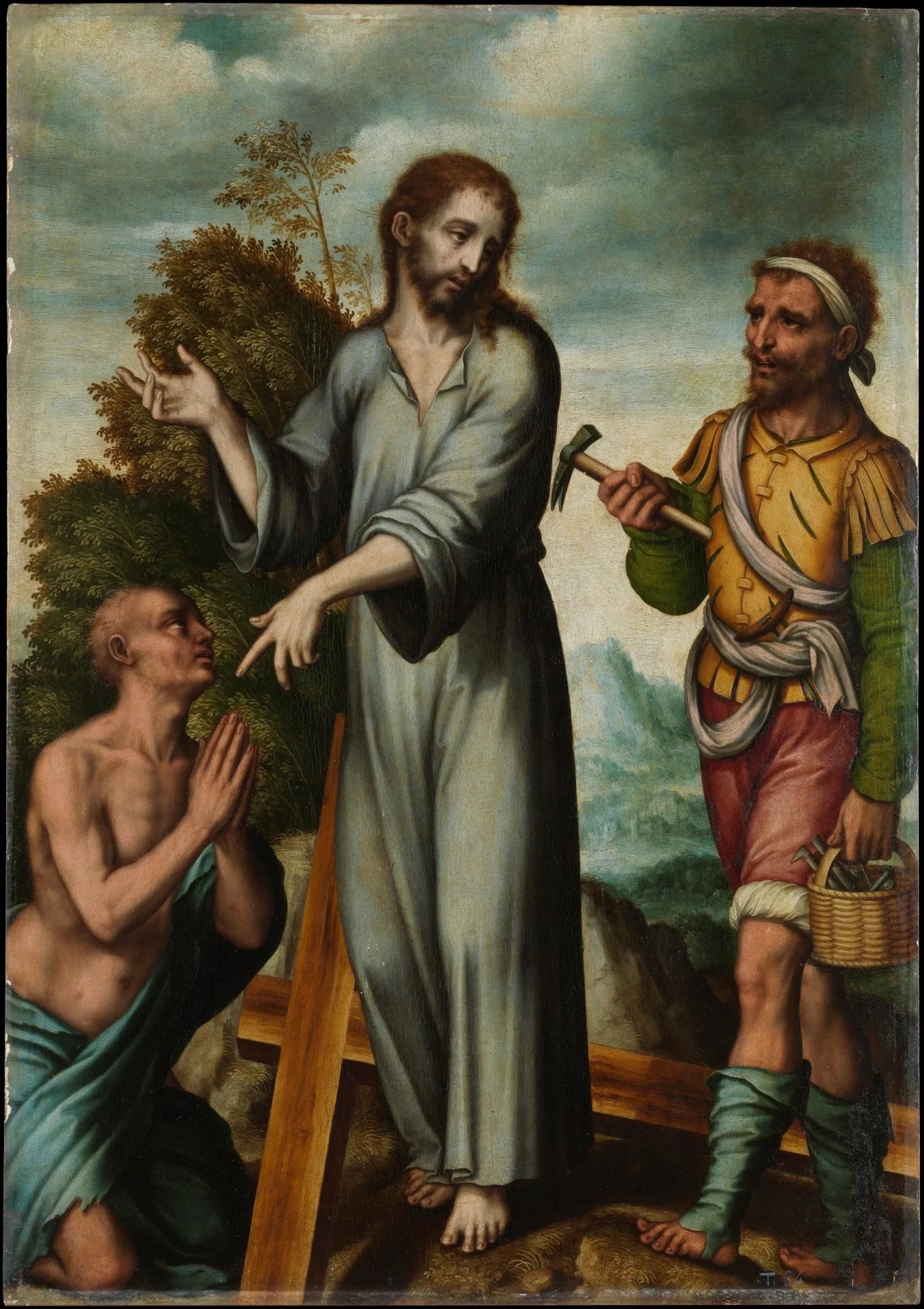 Le Christ justifiant sa passion - Luis de Morales image 1 reproduction réalisée par Alpha Reproduction