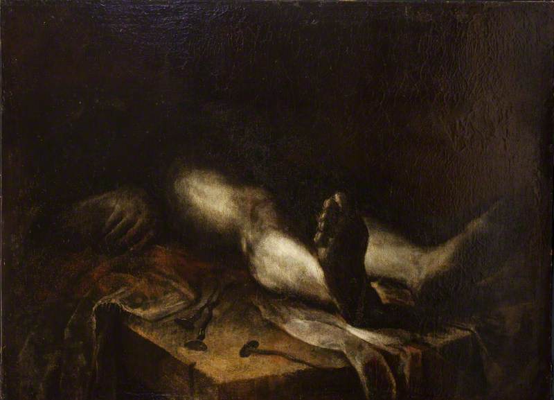Le Christ mort - Ludovico Carracci image 1 tableau peint à l’huile sur toile