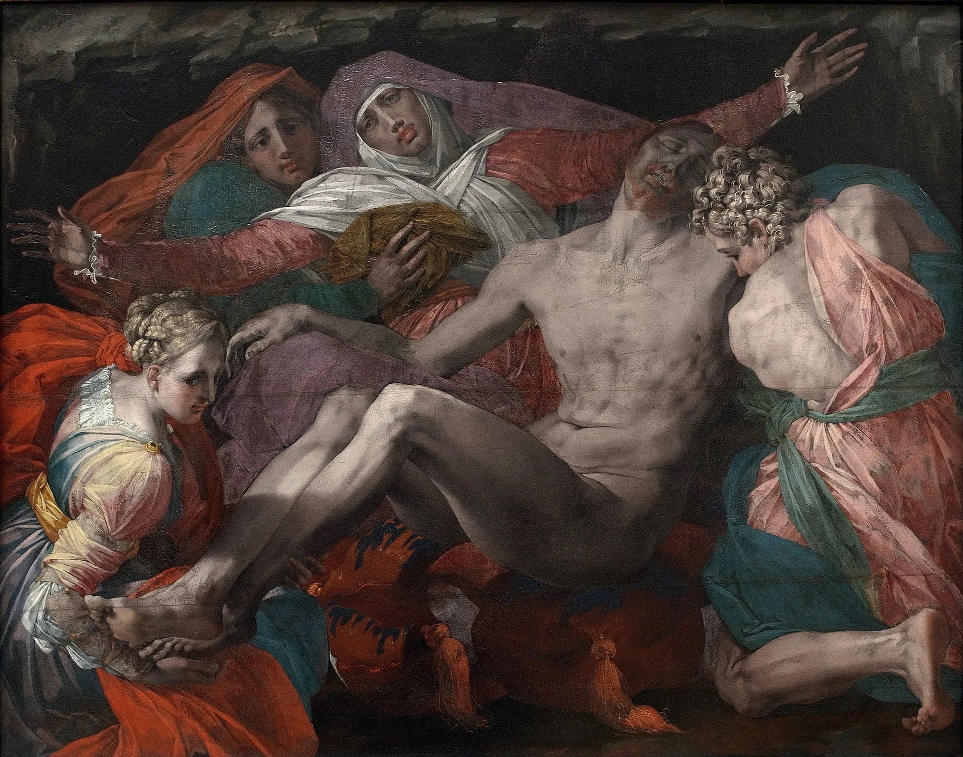 Le Christ mort - Rosso Fiorentino image 1 reproduction d’œuvre d’art à l’huile