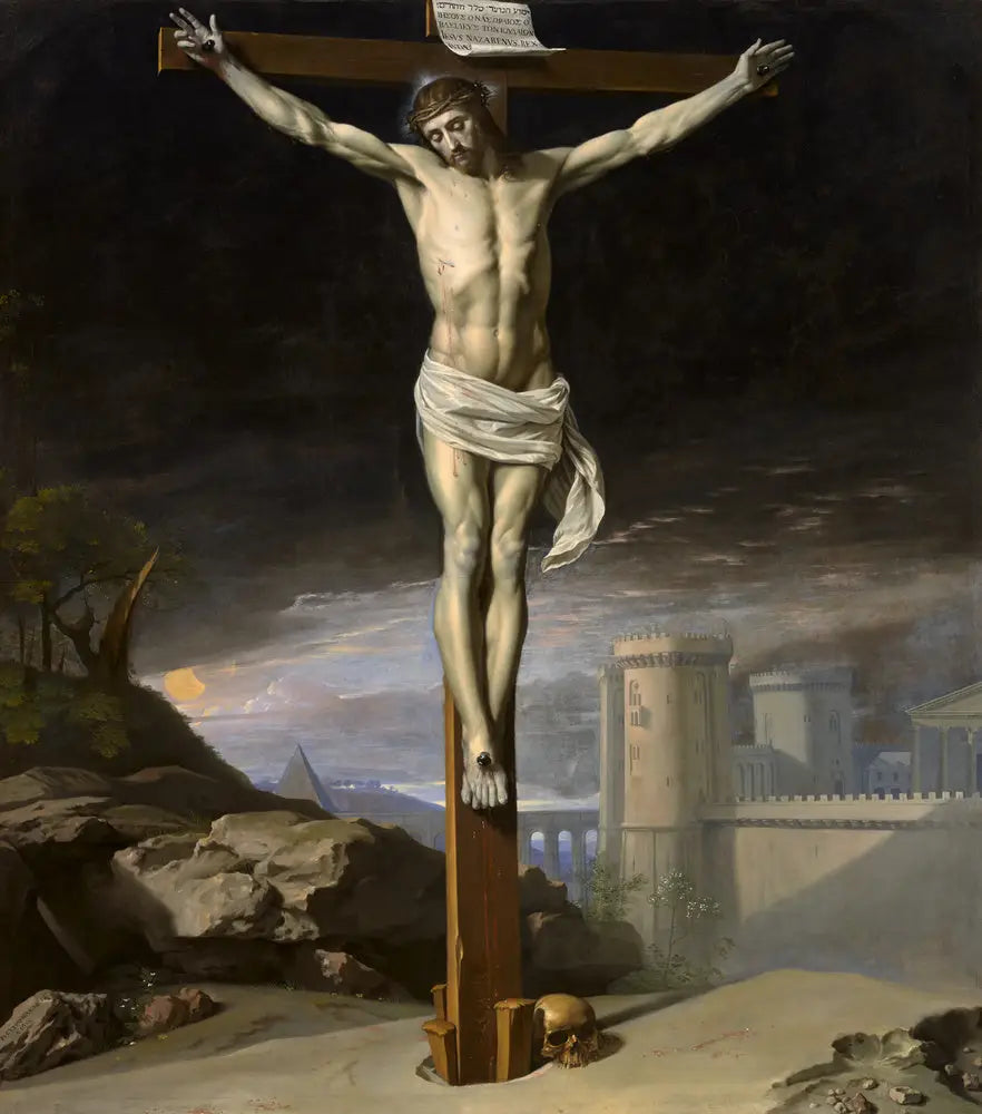Le Christ mort sur la Croix - Philippe de Champaigne image 1 tableau peint à l’huile sur toile