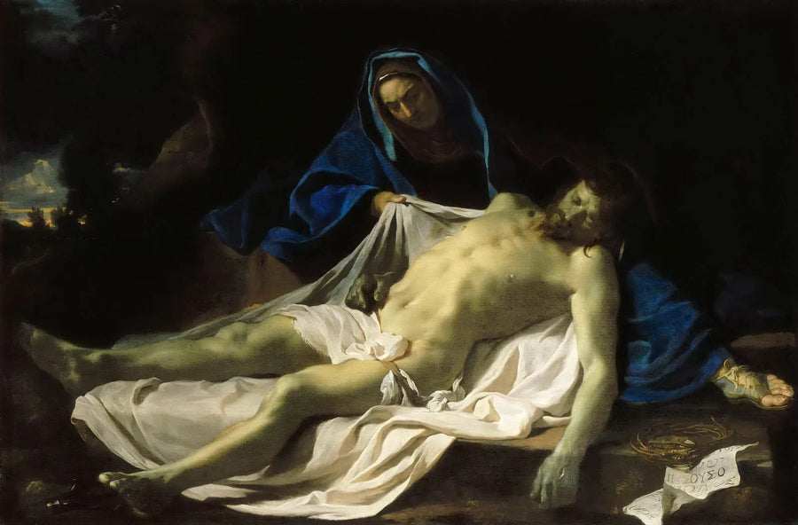 Le Christ mort sur les genoux de la Vierge - Charles Le Brun