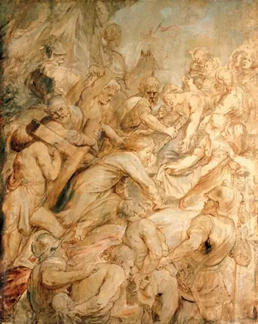 Le Christ portant la croix, 1634-1637 - Peter Paul Rubens image 1 reproduction réalisée par Alpha Reproduction