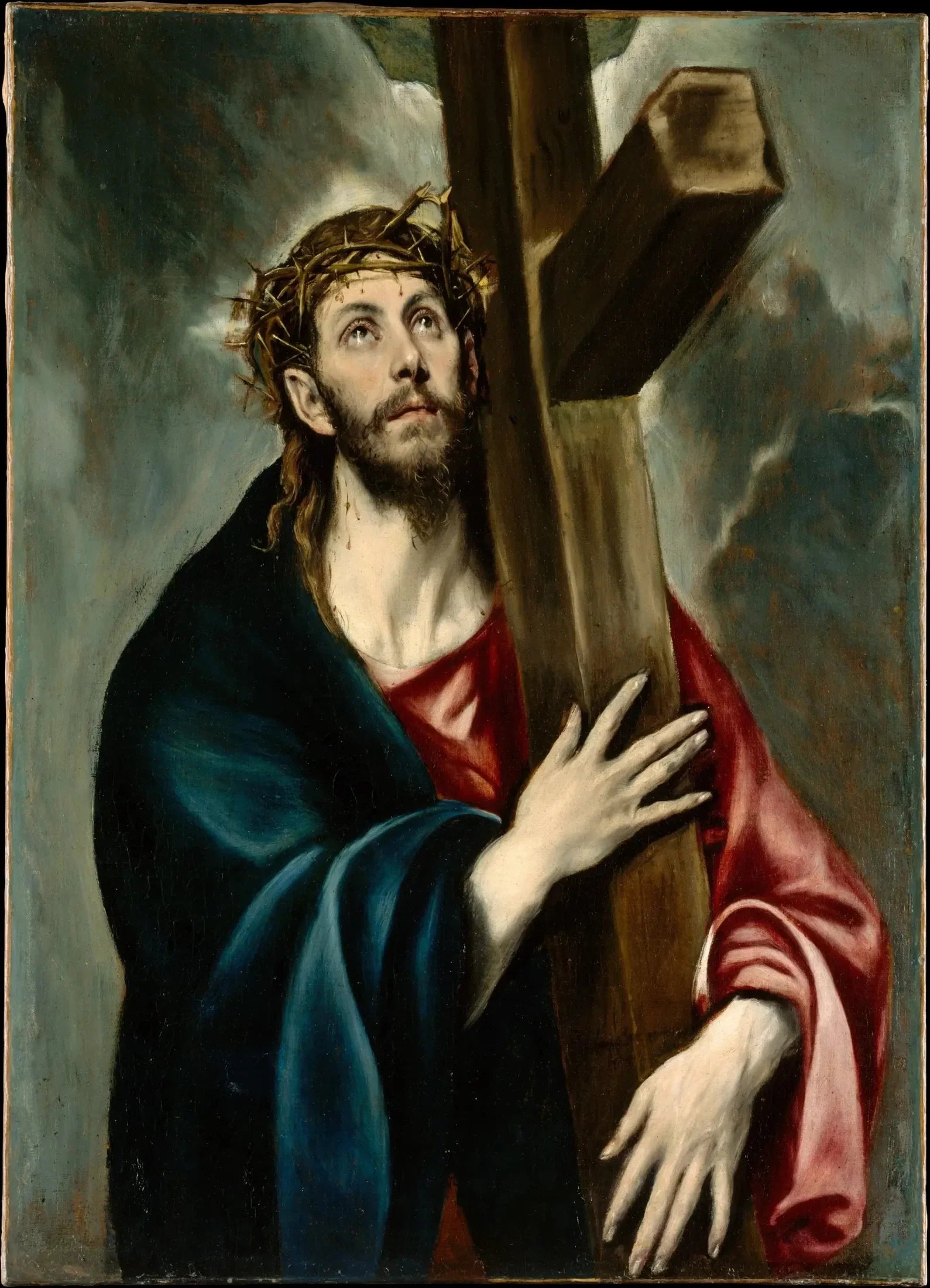 Le Christ portant la croix - El Greco image 1 copie de tableau peinte à la main
