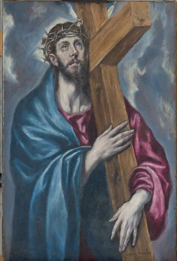 Le Christ portant la croix - El Greco image 1 tableau peint à l’huile sur toile