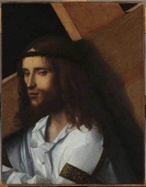 Le Christ portant la croix - Giovanni Bellini image 1 reproduction de peinture à l’huile