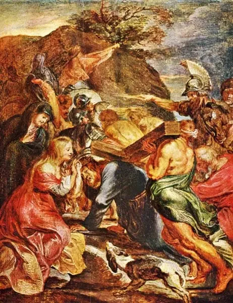 Le Christ portant la croix - Peter Paul Rubens image 1 copie de tableau peinte à la main