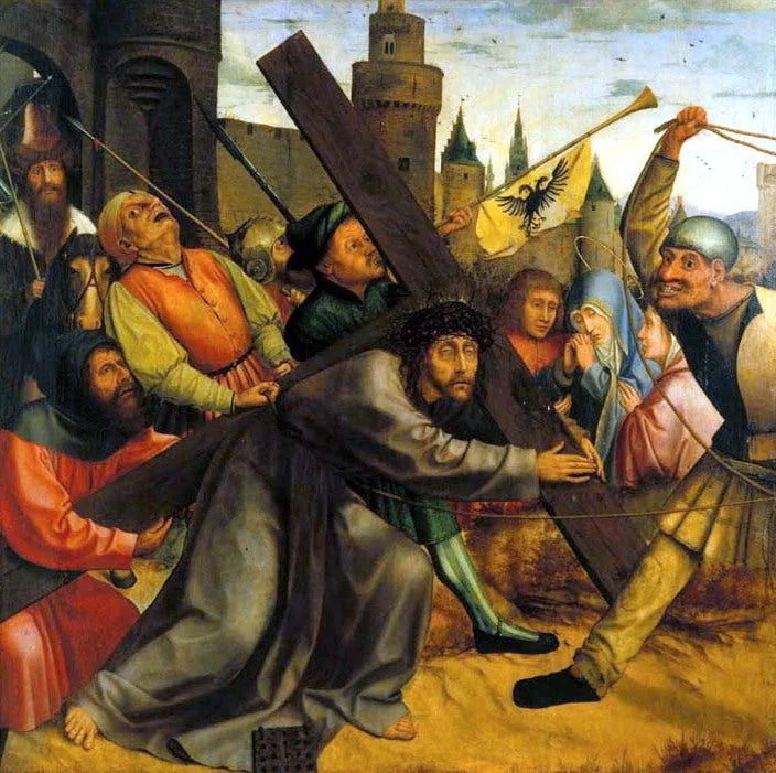Le Christ portant la croix - Quentin Metsys image 1 copie peinte à la main à l’huile