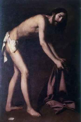 Le Christ rassemble ses vêtements - Francisco de Zurbarán