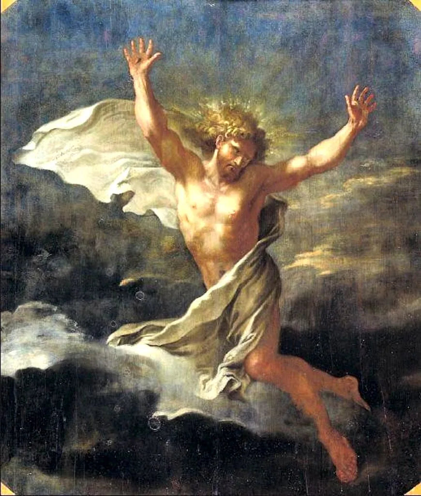 Le Christ ressuscité - Salvator Rosa image 1 reproduction artisanale de tableau