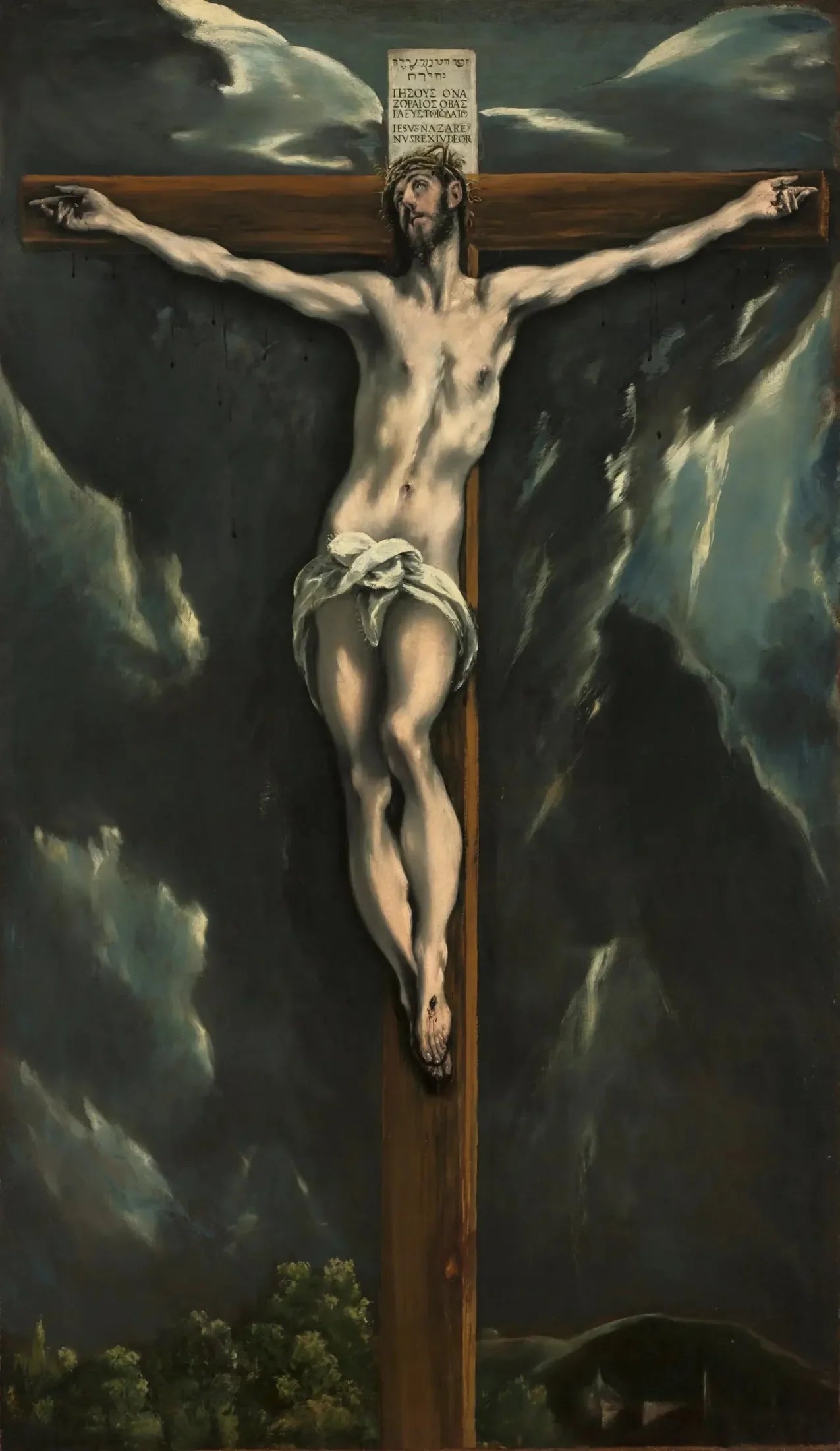 Le Christ sur la croix - El Greco image 1 reproduction artisanale de tableau