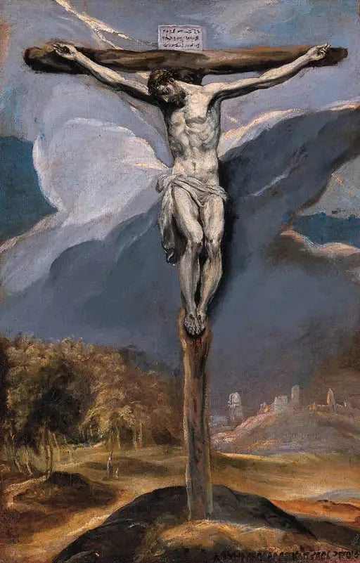 Le Christ sur la croix - El Greco image 1 reproduction réalisée par Alpha Reproduction