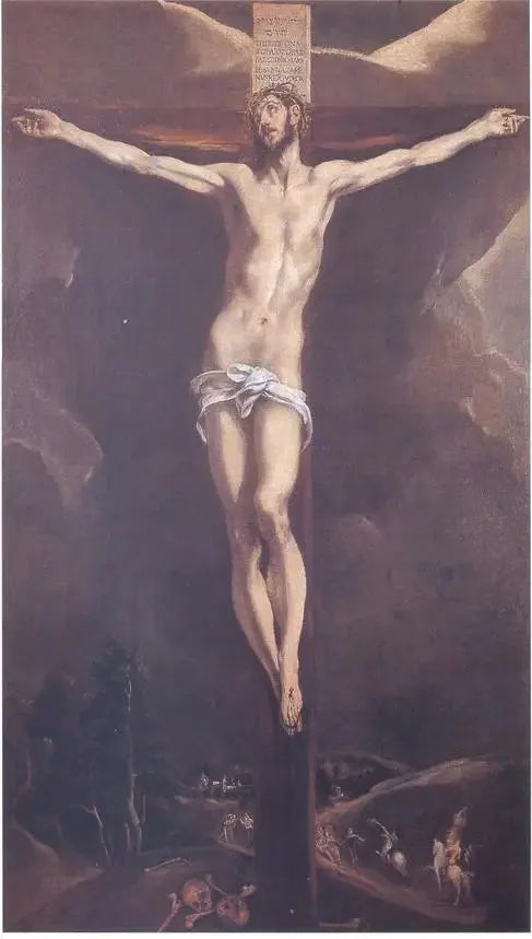 Le Christ sur la croix - El Greco image 1 tableau peint à l’huile sur toile