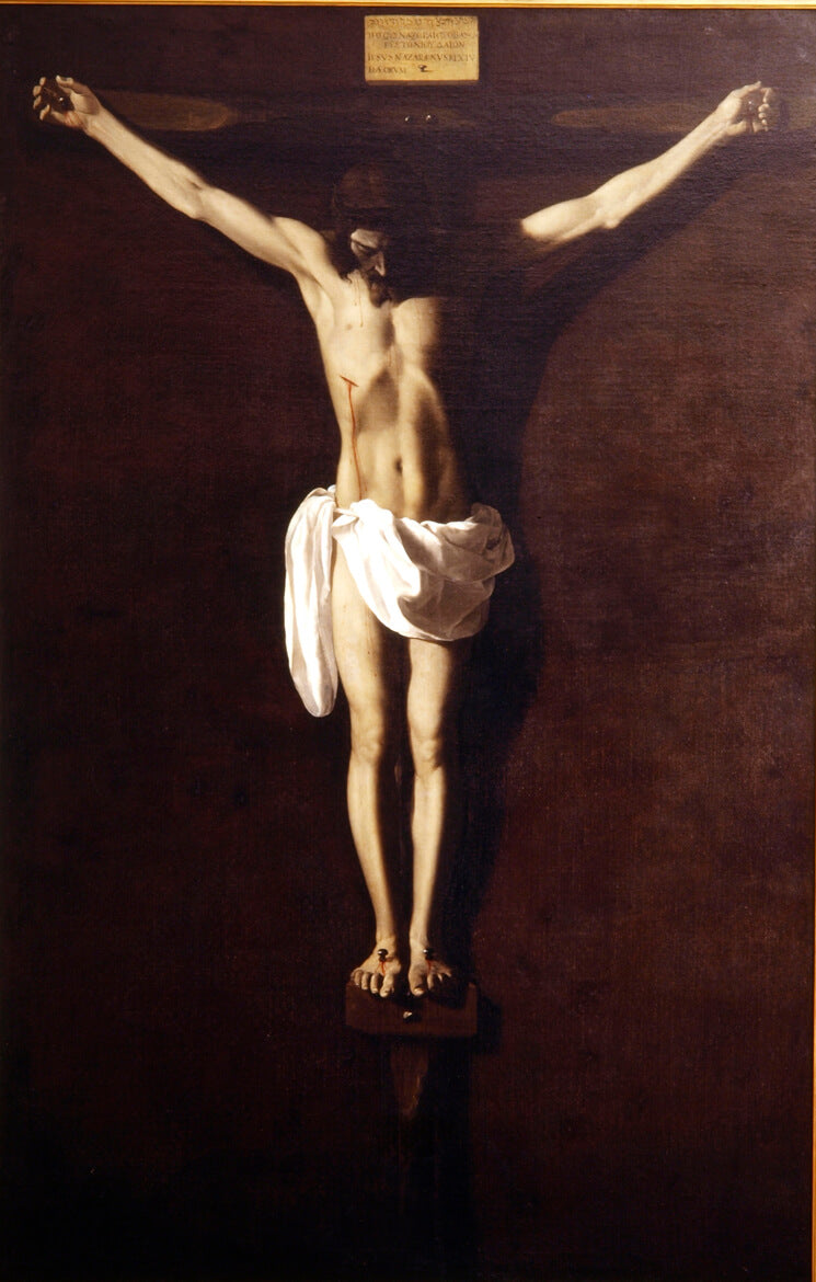 Le Christ sur la Croix - Francisco de Zurbarán image 1 reproduction artisanale de tableau