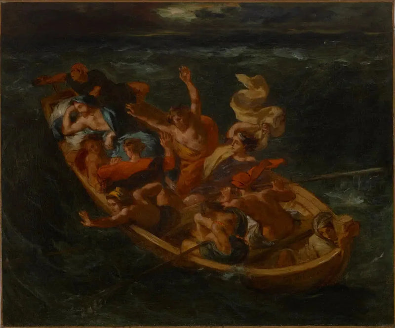 Le Christ sur le lac de Génésareth - Eugène Delacroix