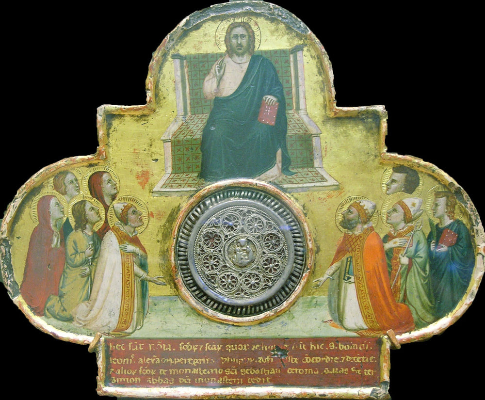 Le Christ trônant avec les saints - Bernardo Daddi - Alpha Reproduction