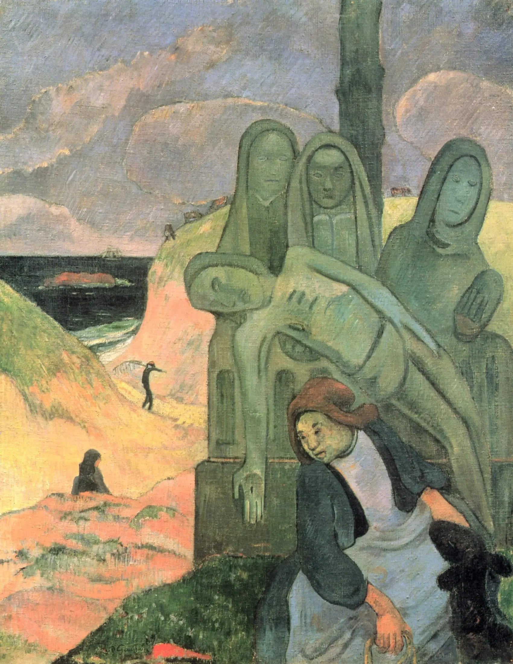 Le Christ vert - Paul Gauguin image 1 copie de tableau peinte à la main