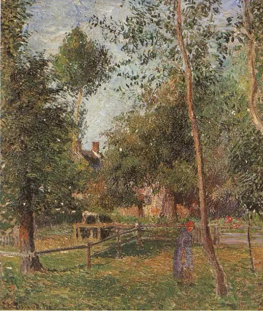 Le Clos Crespin à Éragny - Camille Pissarro