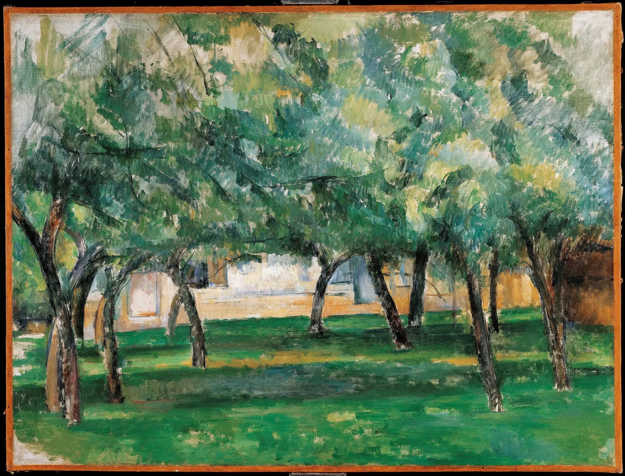 Le Clos normand (Hattenville) - Paul Cézanne image 1 copie peinte à la main à l’huile