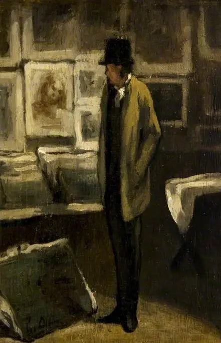 Le collectionneur d'estampes - Honoré Daumier image 1 copie de tableau peinte à la main