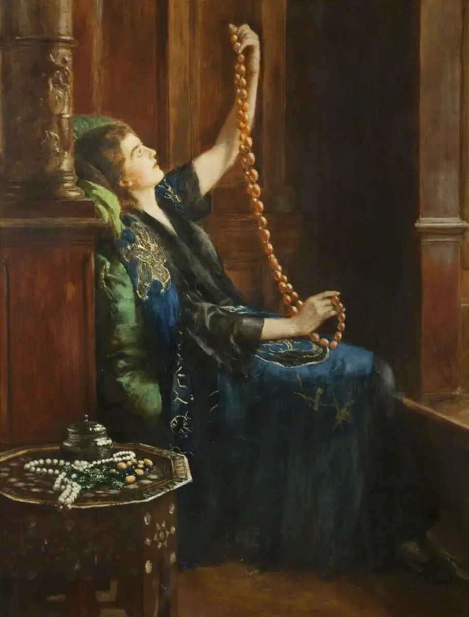 Le Collier d'Ambre de John Collier image 1 reproduction réalisée par Alpha Reproduction