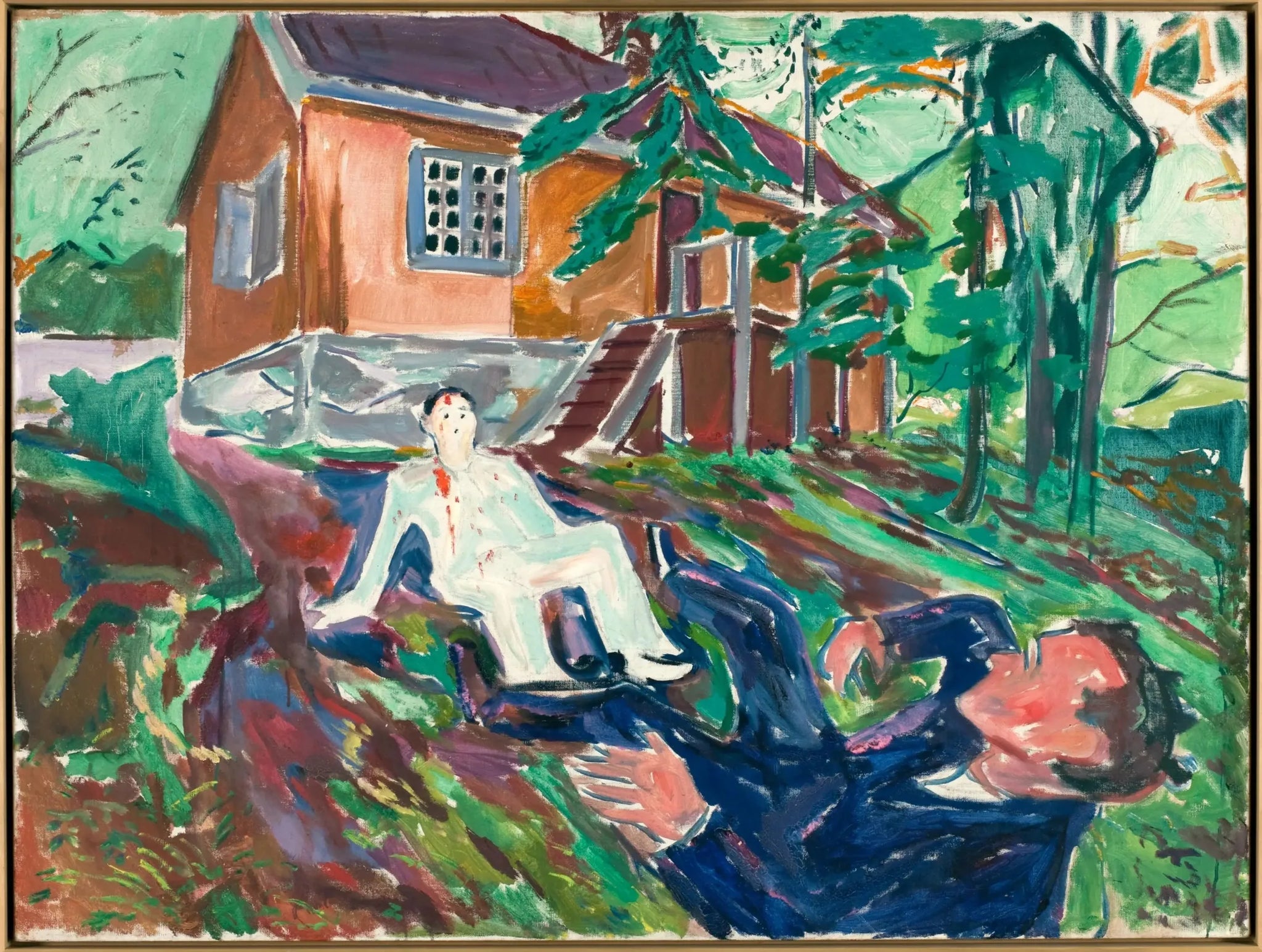Le Combat - Edvard Munch image 1 copie de tableau peinte à la main