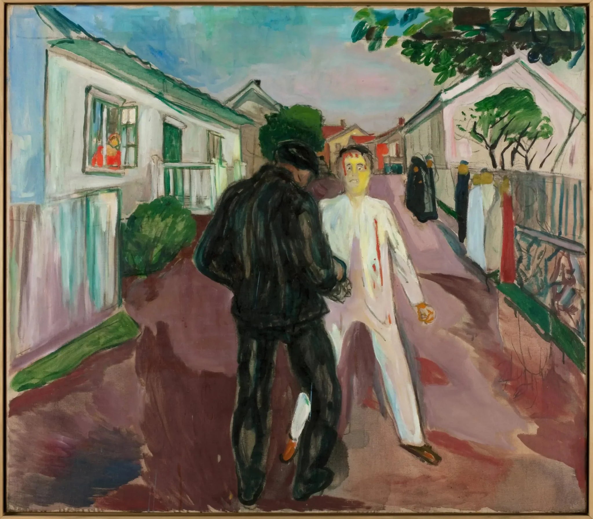 Le Combat - Edvard Munch image 1 reproduction de peinture à l’huile