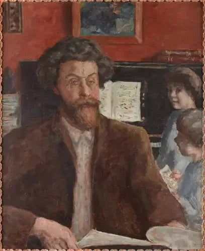 Le Compositeur Claude Terrasse et ses deux fils - Pierre Bonnard image 1 reproduction réalisée par Alpha Reproduction